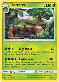 Torterra #9 Torterra - Ultra Prism - #9 - Pokemon TCG card