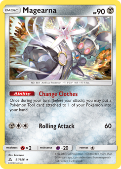 Magearna #91 Magearna - Ultra Prism - #91 - Pokemon TCG card