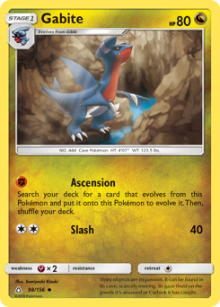 Gabite #98 Gabite - Ultra Prism - #98 - Pokemon TCG card