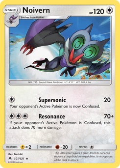 Noivern - Forbidden Light - #101 - Pokemon TCG card