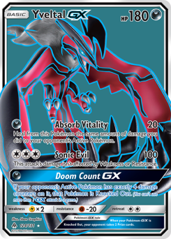 Yveltal-GX #124 Yveltal-GX - Forbidden Light - #124 - Pokemon TCG card
