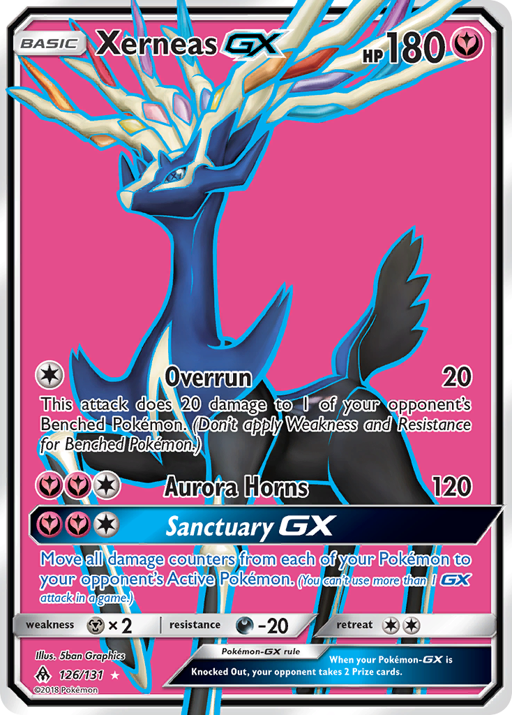 Xerneas-GX - Forbidden Light - #126 - Pokemon TCG card