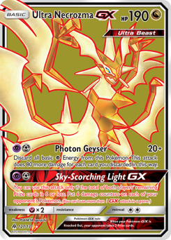 Ultra Necrozma-GX - Forbidden Light - #127 - Pokemon TCG card