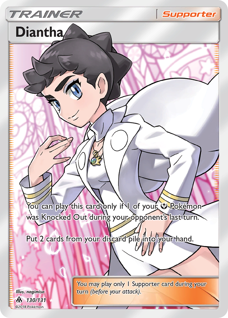 Diantha - Forbidden Light - #130 - Pokemon TCG card