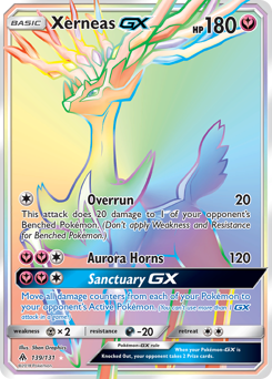 Xerneas-GX - Forbidden Light - #139 - Pokemon TCG card
