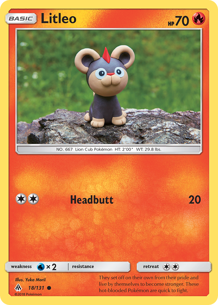Litleo - Forbidden Light - #18 - Pokemon TCG card