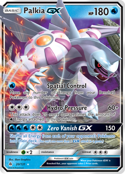 Palkia-GX #20 Palkia-GX - Forbidden Light - #20 - Pokemon TCG card