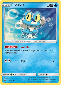 Froakie #21 Froakie - Forbidden Light - #21 - Pokemon TCG card