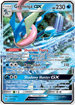 Greninja-GX #24 Greninja-GX - Forbidden Light - #24 - Pokemon TCG card