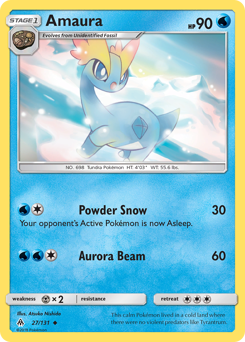 Amaura #27 Amaura - Forbidden Light - #27 - Pokemon TCG card