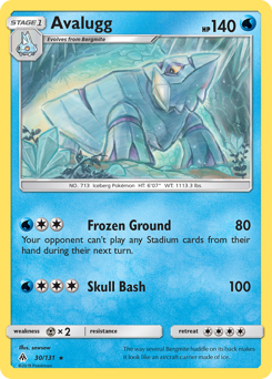 Avalugg #30 Avalugg - Forbidden Light - #30 - Pokemon TCG card