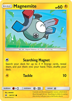 Magnemite - Forbidden Light - #34 - Pokemon TCG card