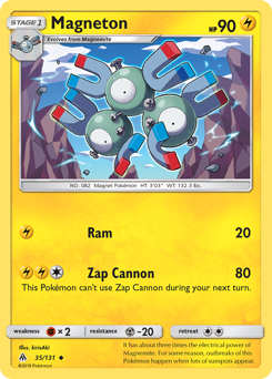 Magneton #35 Magneton - Forbidden Light - #35 - Pokemon TCG card