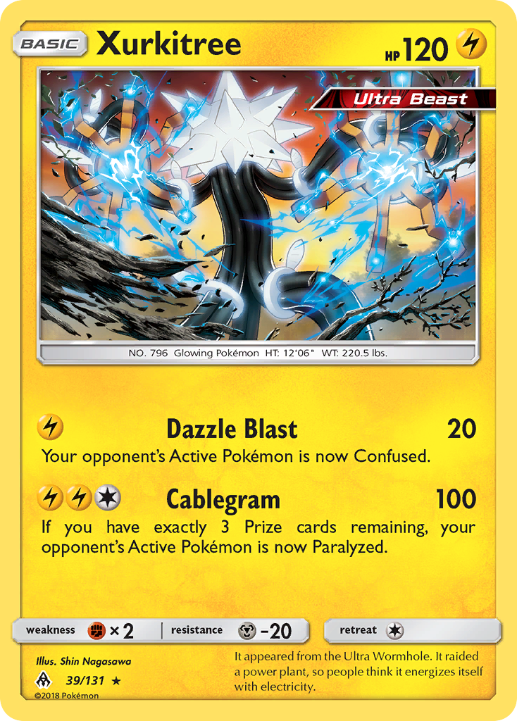 Xurkitree - Forbidden Light - #39 - Pokemon TCG card