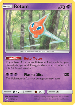 Rotom #40 Rotom - Forbidden Light - #40 - Pokemon TCG card