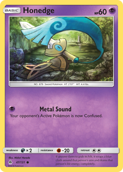Honedge - Forbidden Light - #47 - Pokemon TCG card