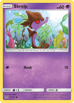 Skrelp - Forbidden Light - #52 - Pokemon TCG card