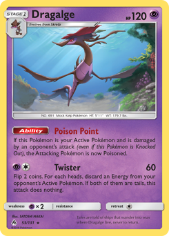Dragalge - Forbidden Light - #53 - Pokemon TCG card