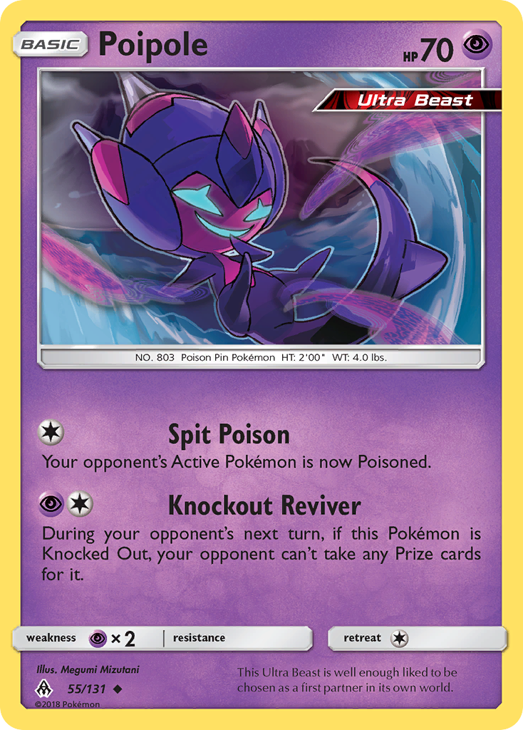 Poipole - Forbidden Light - #55 - Pokemon TCG card