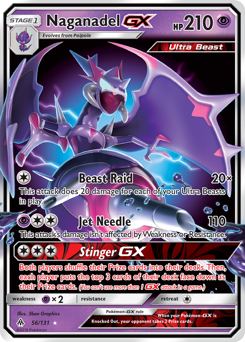 Naganadel-GX #56 Naganadel-GX - Forbidden Light - #56 - Pokemon TCG card