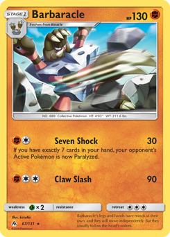 Barbaracle #67 Barbaracle - Forbidden Light - #67 - Pokemon TCG card
