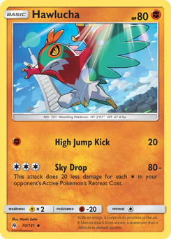 Hawlucha #70 Hawlucha - Forbidden Light - #70 - Pokemon TCG card