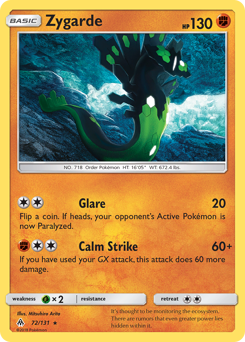 Zygarde #72 Zygarde - Forbidden Light - #72 - Pokemon TCG card