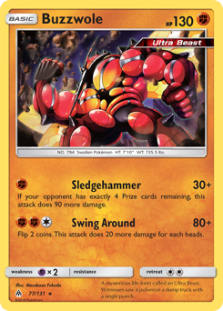 Buzzwole #77 Buzzwole - Forbidden Light - #77 - Pokemon TCG card