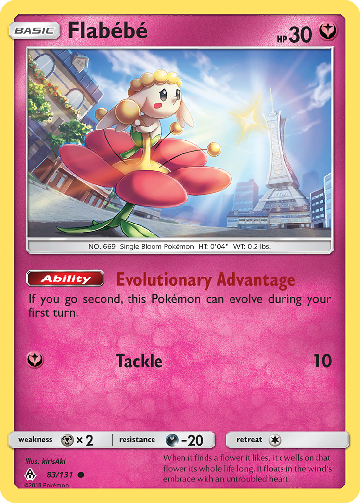Flabébé - Forbidden Light - #83 - Pokemon TCG card