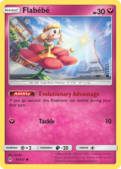 Flabébé - Forbidden Light - #83 - Pokemon TCG card