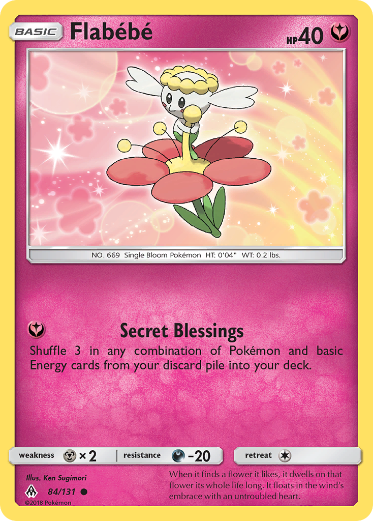 Flabébé - Forbidden Light - #84 - Pokemon TCG card