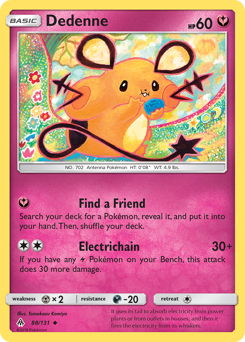 Dedenne #88 Dedenne - Forbidden Light - #88 - Pokemon TCG card