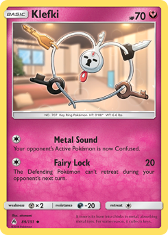 Klefki - Forbidden Light - #89 - Pokemon TCG card