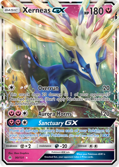 Xerneas-GX - Forbidden Light - #90 - Pokemon TCG card