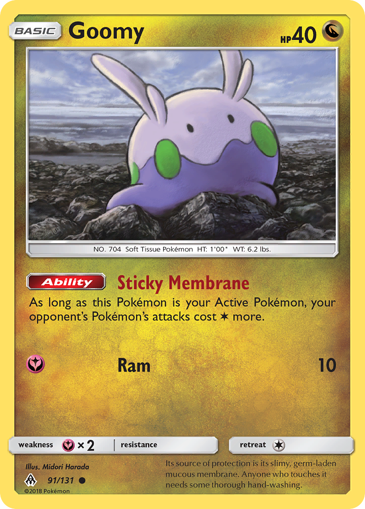 Goomy - Forbidden Light - #91 - Pokemon TCG card