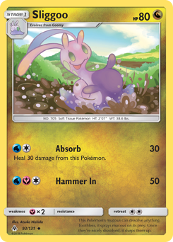 Sliggoo #93 Sliggoo - Forbidden Light - #93 - Pokemon TCG card