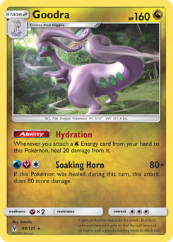 Goodra #94 Goodra - Forbidden Light - #94 - Pokemon TCG card