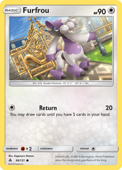 Furfrou #99 Furfrou - Forbidden Light - #99 - Pokemon TCG card