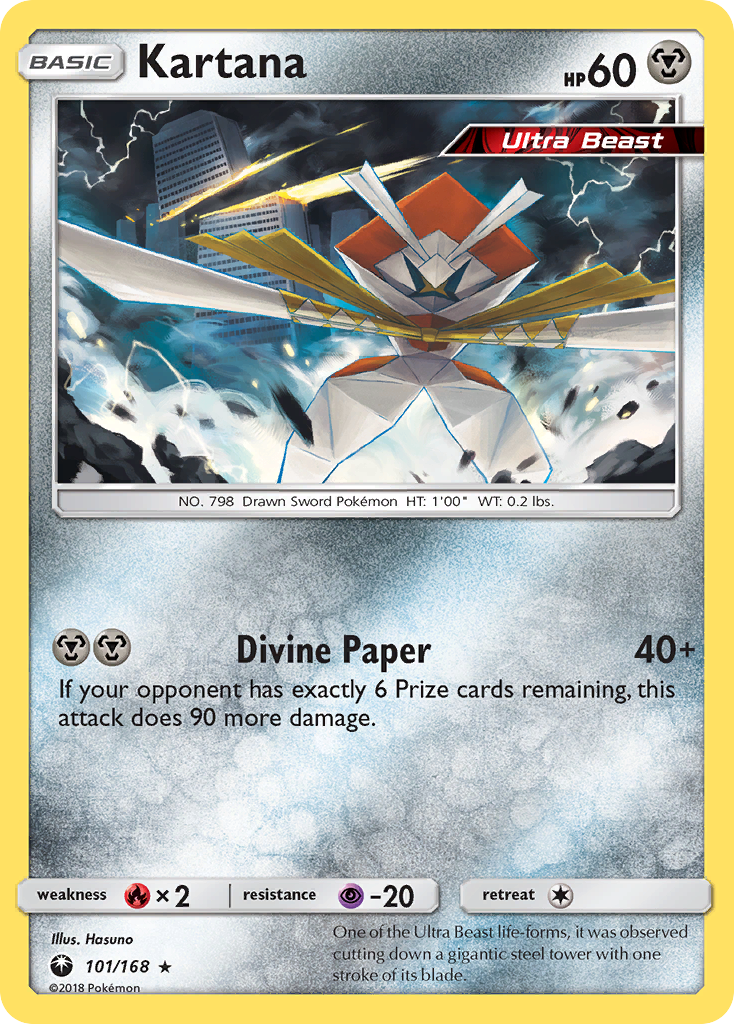 Kartana - Celestial Storm - #101 - Pokemon TCG card