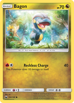 Bagon - Celestial Storm - #104 - Pokemon TCG card