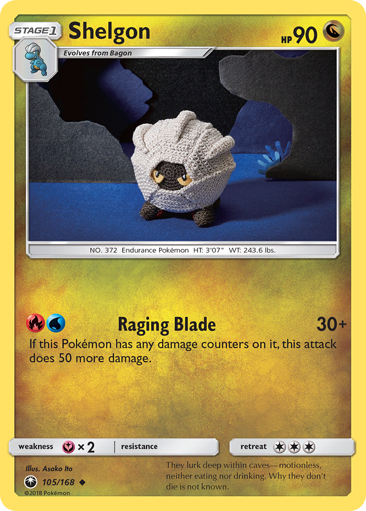 Shelgon - Celestial Storm - #105 - Pokemon TCG card