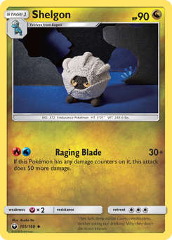 Shelgon - Celestial Storm - #105 - Pokemon TCG card