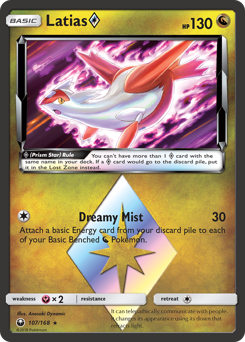 Latias ◇ - Celestial Storm - #107 - Pokemon TCG card