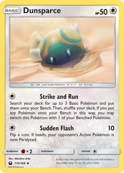 Dunsparce #110 Dunsparce - Celestial Storm - #110 - Pokemon TCG card