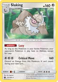 Slaking #115 Slaking - Celestial Storm - #115 - Pokemon TCG card