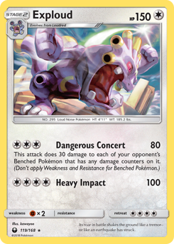 Exploud #119 Exploud - Celestial Storm - #119 - Pokemon TCG card