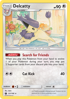 Delcatty - Celestial Storm - #121 - Pokemon TCG card
