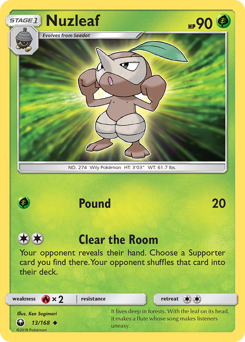 Nuzleaf #13 Nuzleaf - Celestial Storm - #13 - Pokemon TCG card
