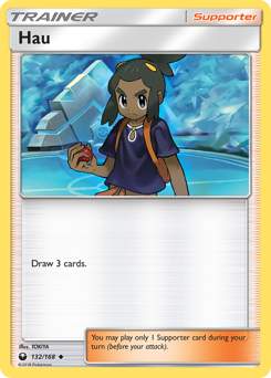 Hau - Celestial Storm - #132 - Pokemon TCG card