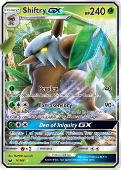 Shiftry-GX #14 Shiftry-GX - Celestial Storm - #14 - Pokemon TCG card